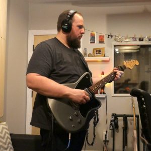 Jeremiah Toole In the Mason Music Recording Studio